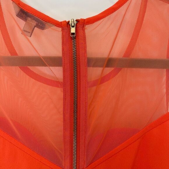 Naked Zebra Fringes Mesh Cropped Sleeveless Top.Size M - Picture 9 of 12